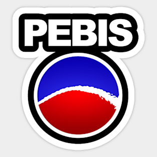 PEBIS COLA FLAVORED BROWN SODA LIQUID Sticker